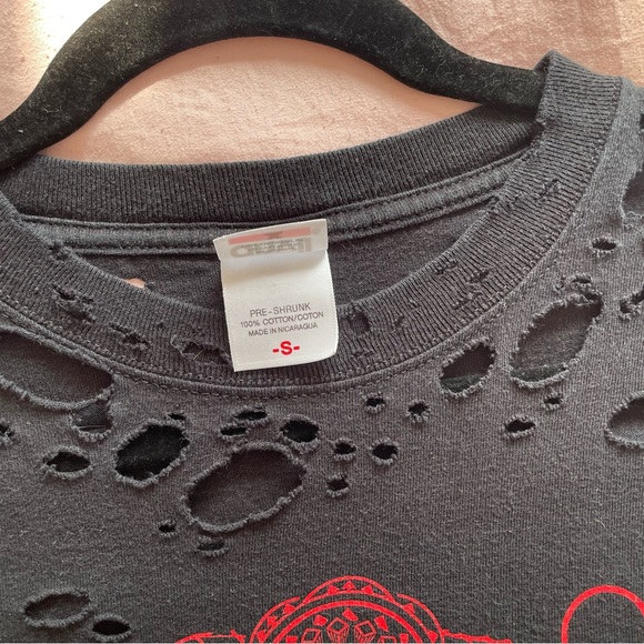 Distressed ACDC Tee - Picture 3 of 4